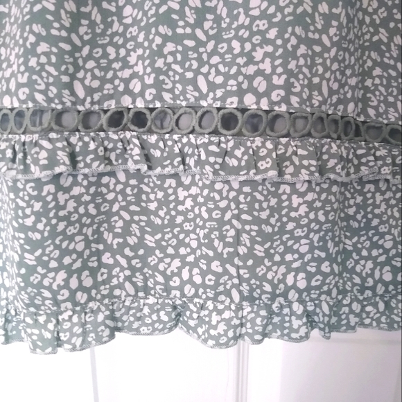 Women's Summer Dress in light green by Hello Molly, size XS. - Picture 3 of 5